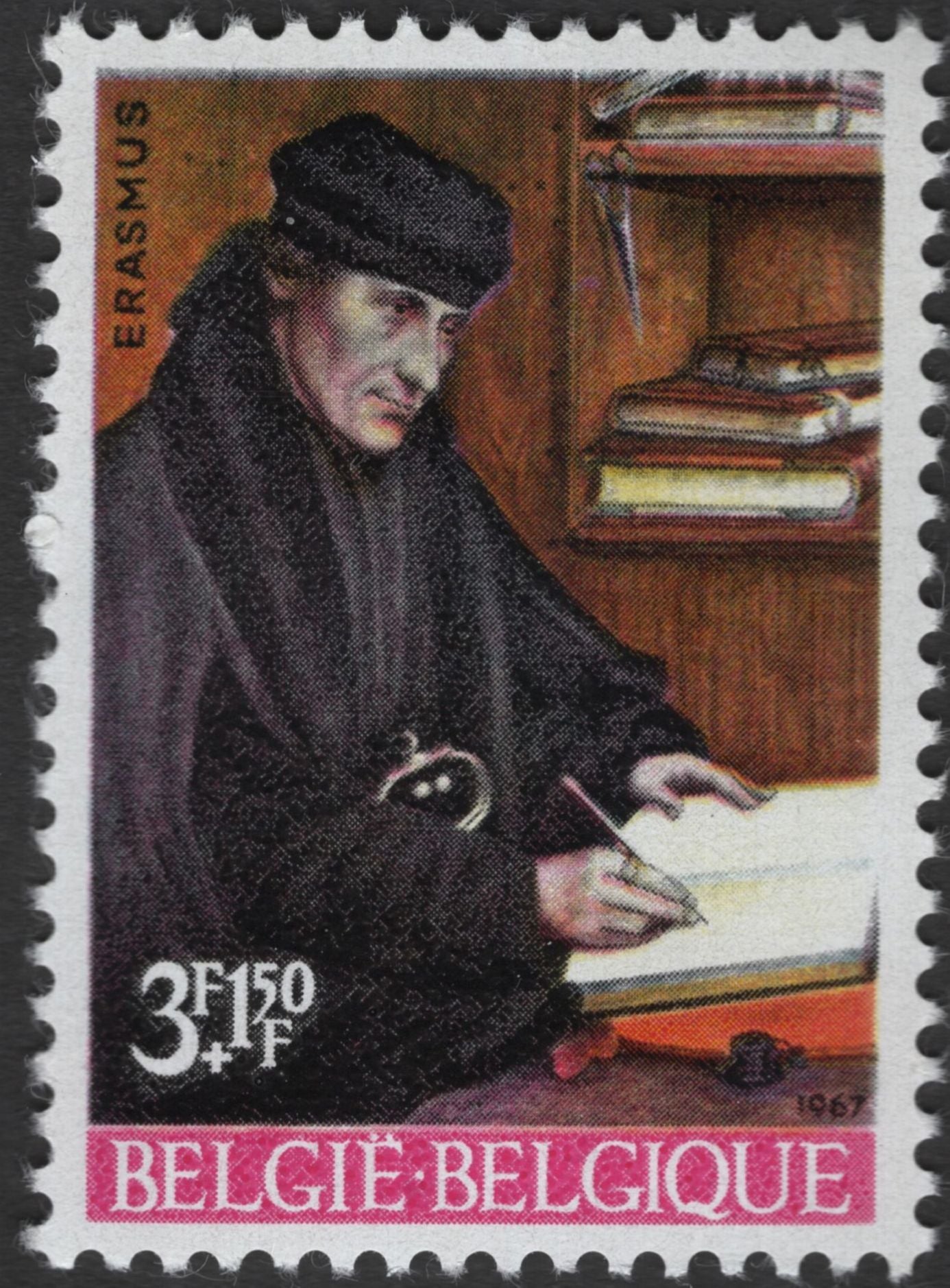 SCG11912 - Belgium 1967 Renaissance Humanists – Erasmus & Peter Aegidius Pair