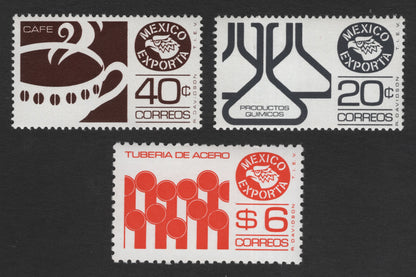 SCG11812 - Mexico “Mexico Exporta” Industrial Products Definitive Set (Coffee, Chemicals, Steel Pipes)