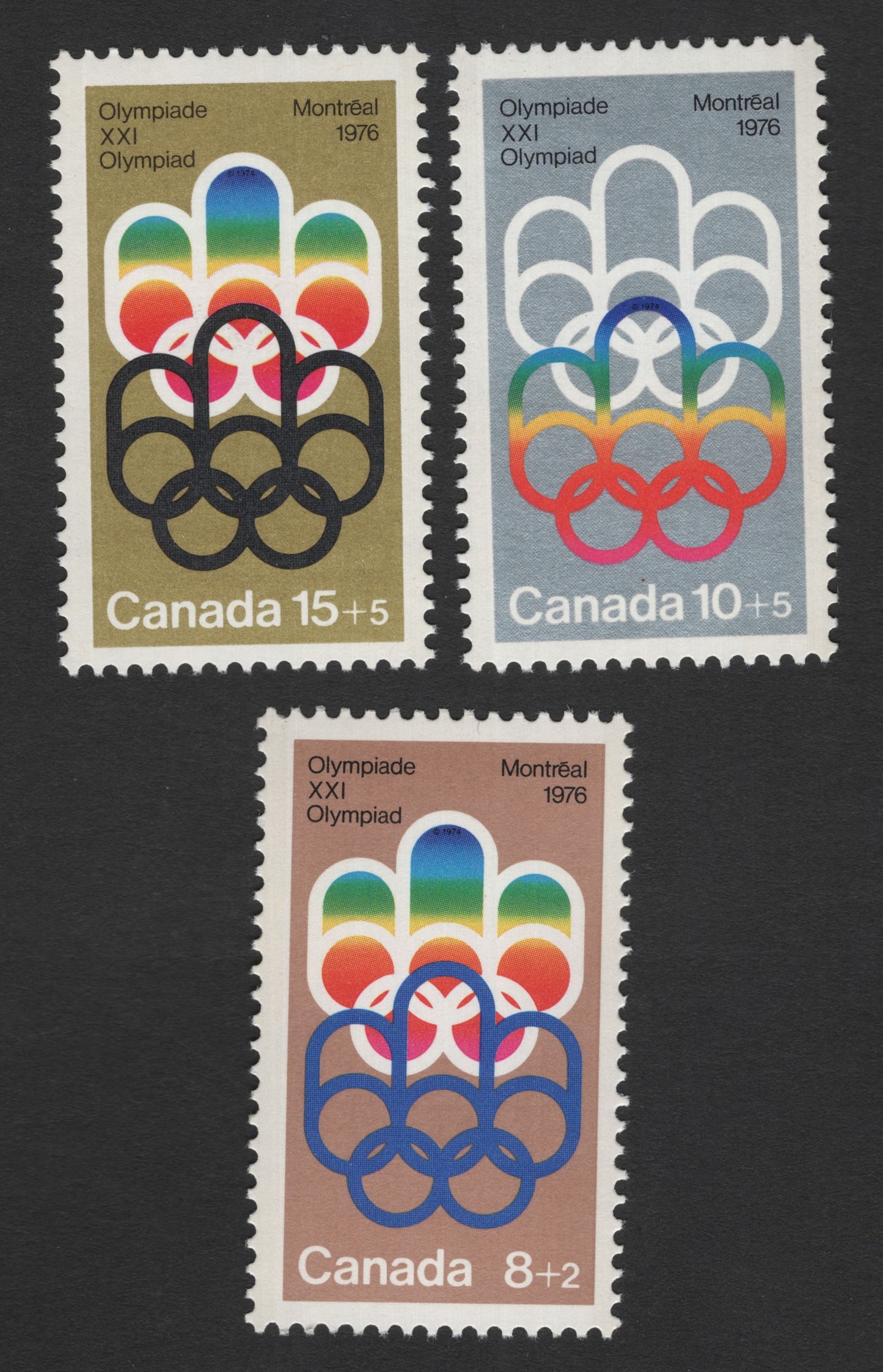 SCG11817 - Canada – XXI Olympiad Montréal 1976 Semi-Postal Set