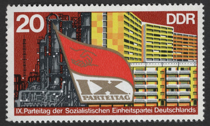 SCG11822 - DDR 1976 IX Party Congress of the Socialist Unity Party (SED) – Commemorative Pair