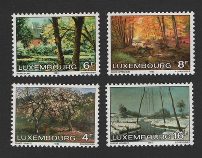 SCG11825 - Luxembourg 1982 Landscape Paintings Definitive Art Set