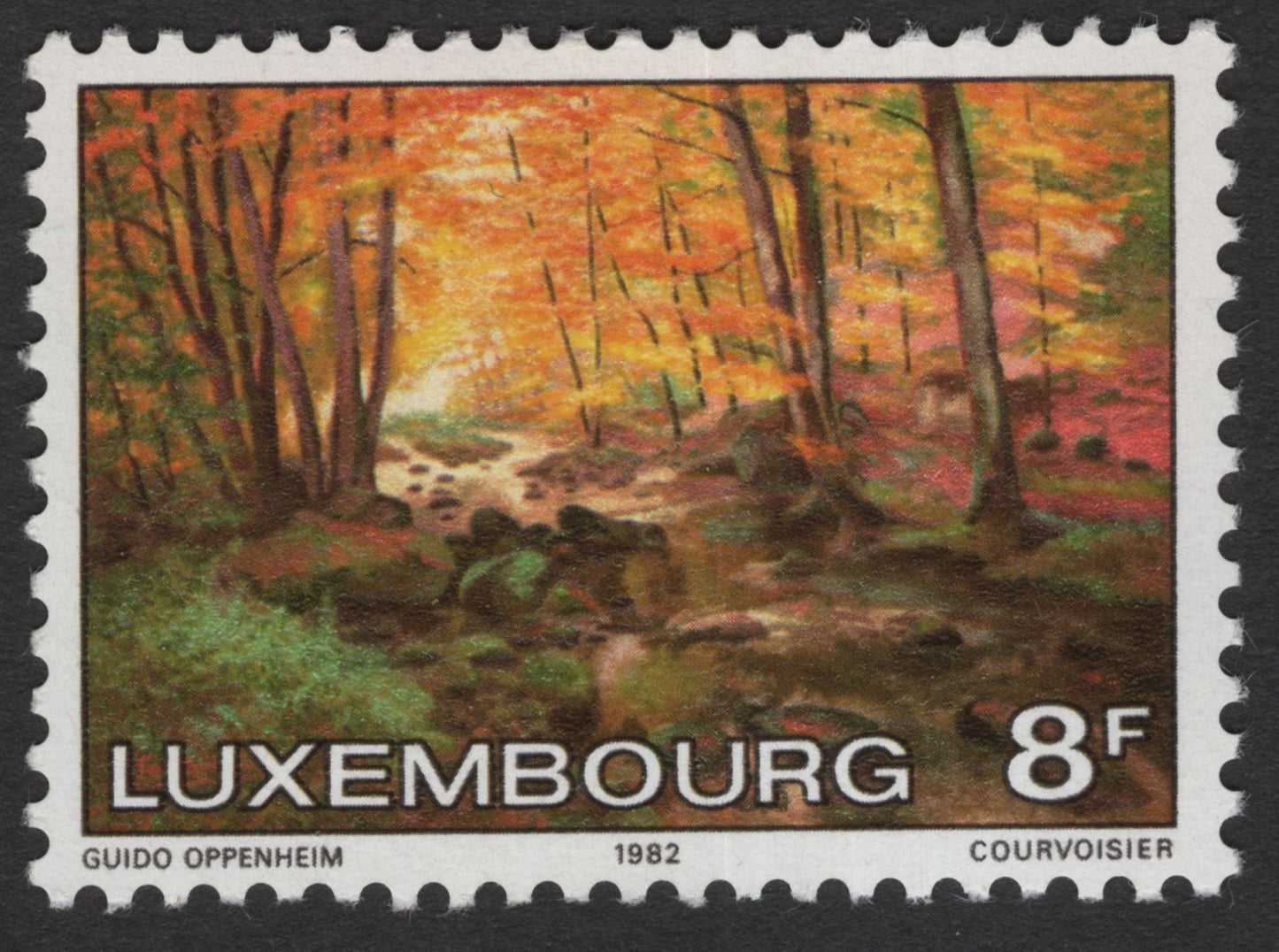 SCG11825 - Luxembourg 1982 Landscape Paintings Definitive Art Set