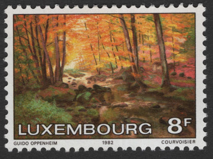 SCG11825 - Luxembourg 1982 Landscape Paintings Definitive Art Set