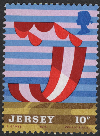 SCG11826 - Jersey 1975 “A-Games” Tourism Stamp Set (12p, 10p, 8p)
