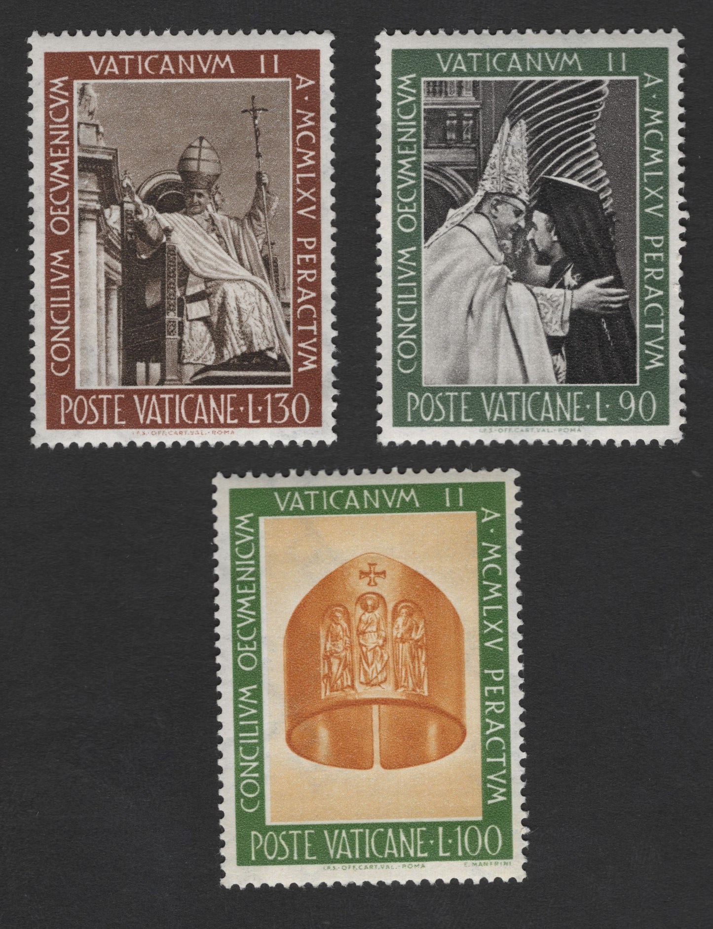 SCG11830 - Vatican City 1965 Second Vatican Council Commemorative Set