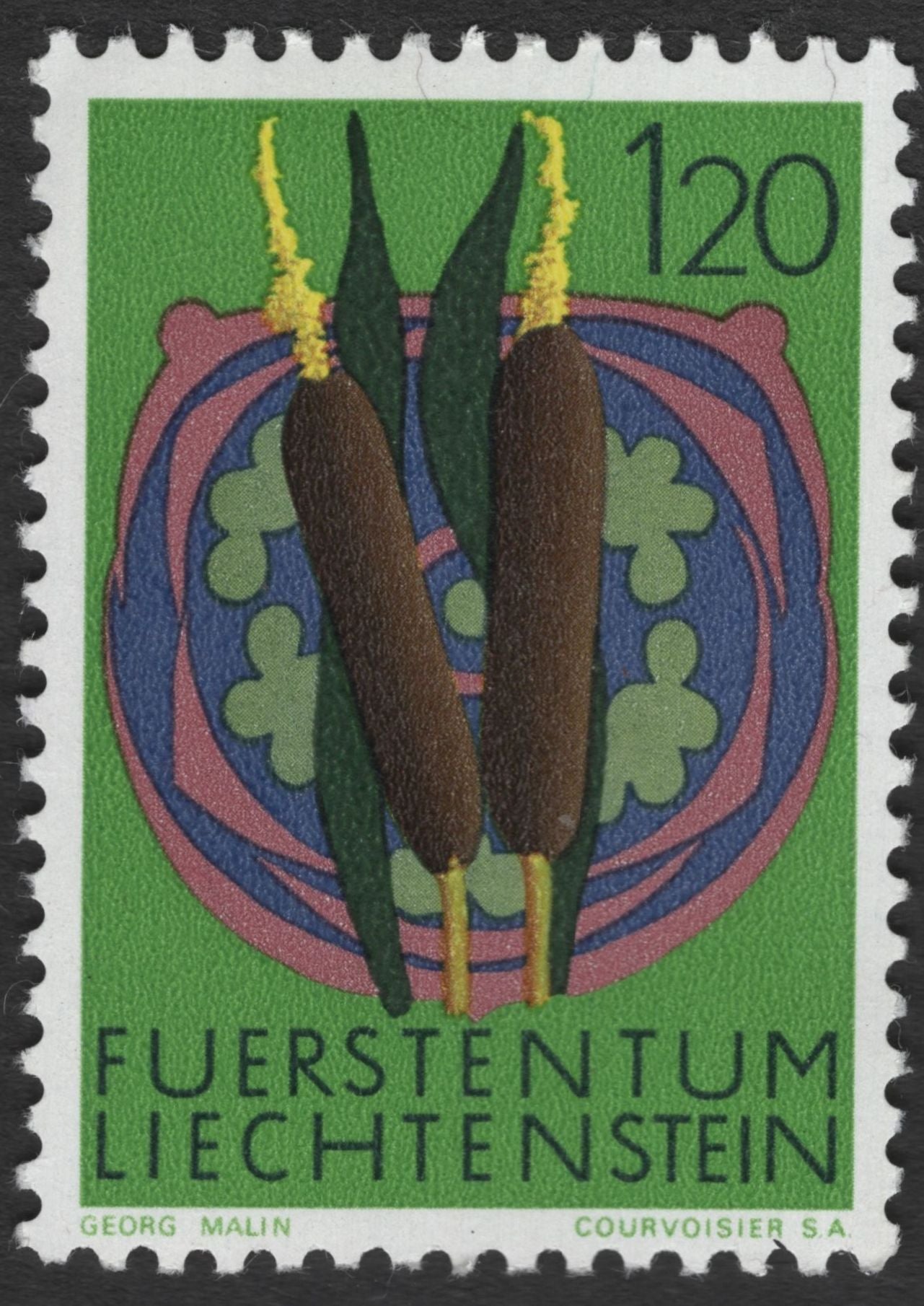SCG11828 - Liechtenstein 1969 Wild Flowers Definitive Set (4 Values)