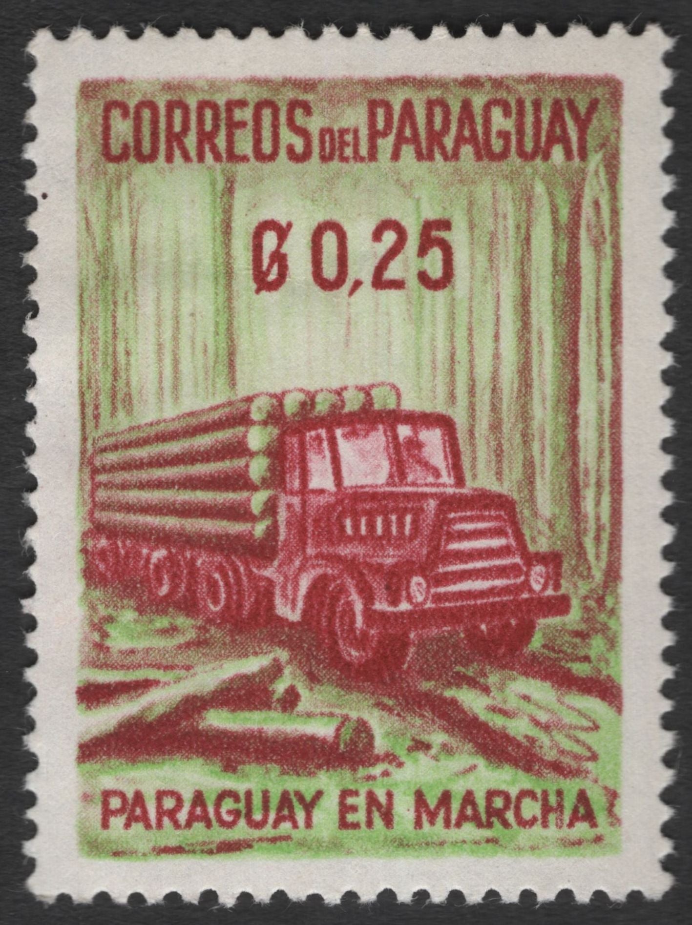 SCG11976 - Paraguay – “Paraguay en Marcha” Industrial Development Timber Transport Set