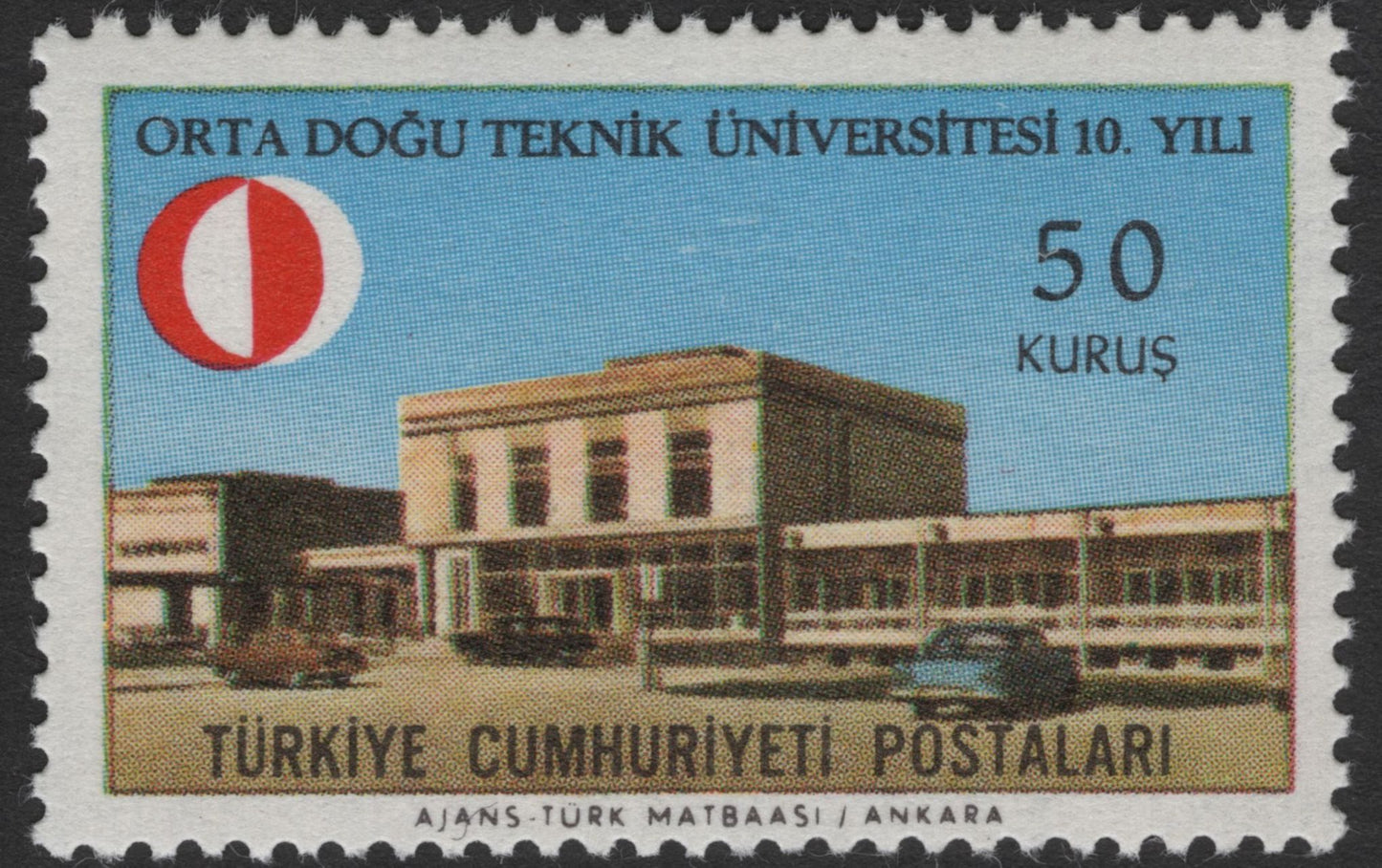 SCG11988 - Turkey – Middle East Technical University 10th Anniversary Stamp Set