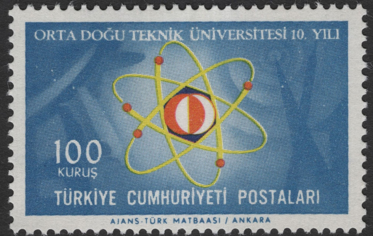 SCG11988 - Turkey – Middle East Technical University 10th Anniversary Stamp Set