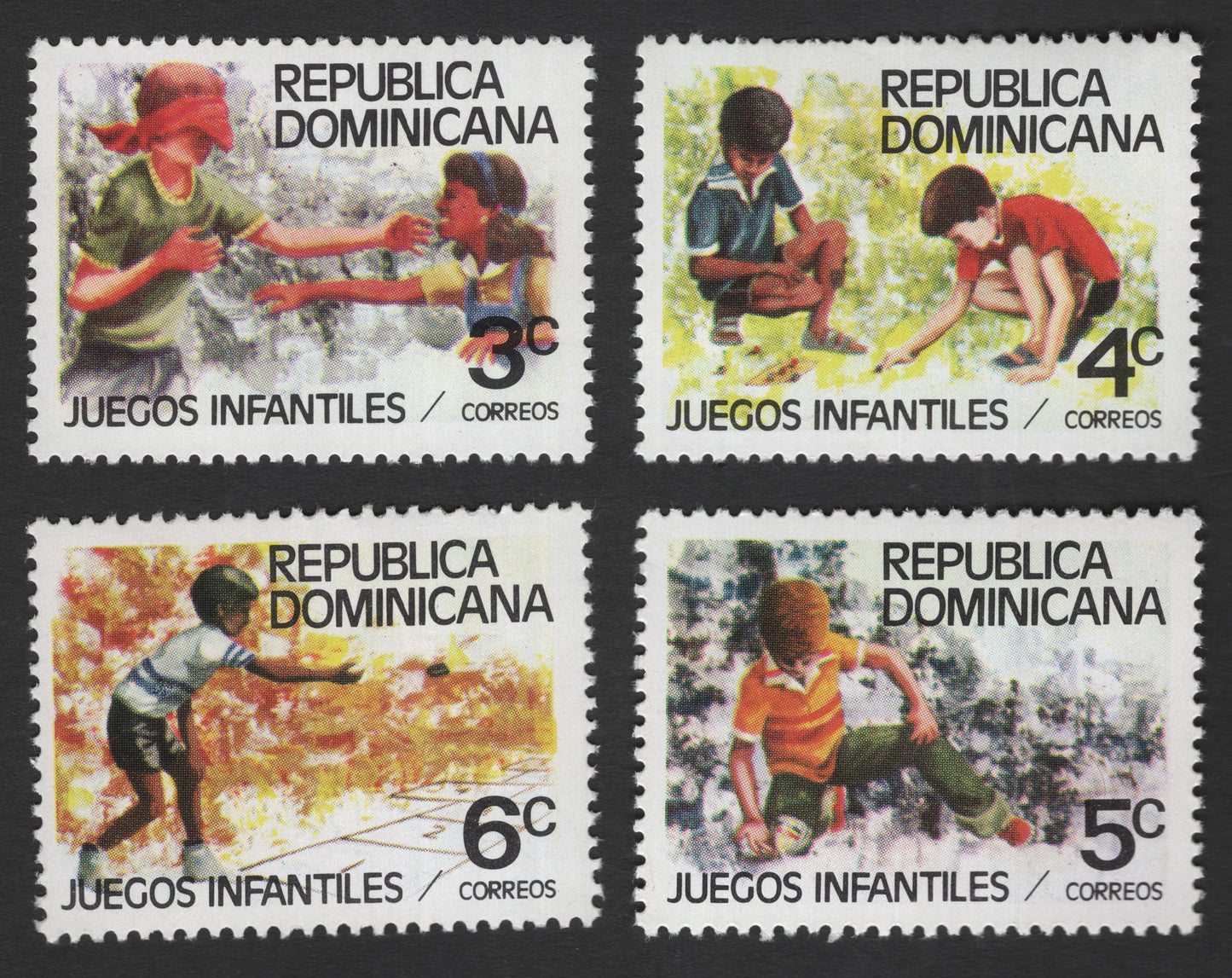 SCG11989 - Dominican Republic – Juegos Infantiles (Children’s Games) Definitive Set