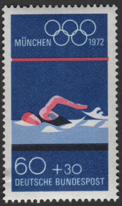 SCG11972 - West Germany 1972 Munich Olympics Semi-Postal Sports Set