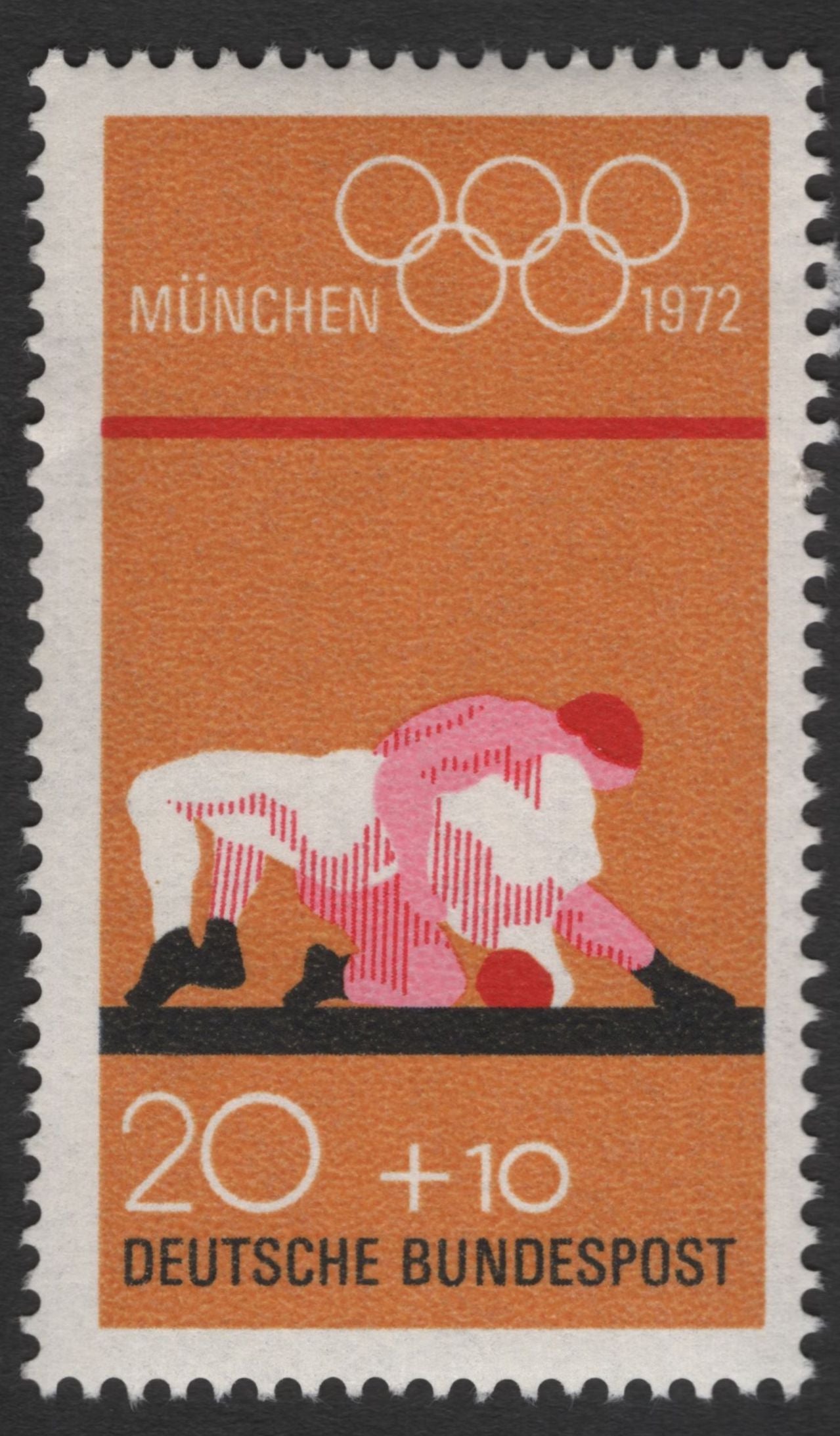 SCG11972 - West Germany 1972 Munich Olympics Semi-Postal Sports Set