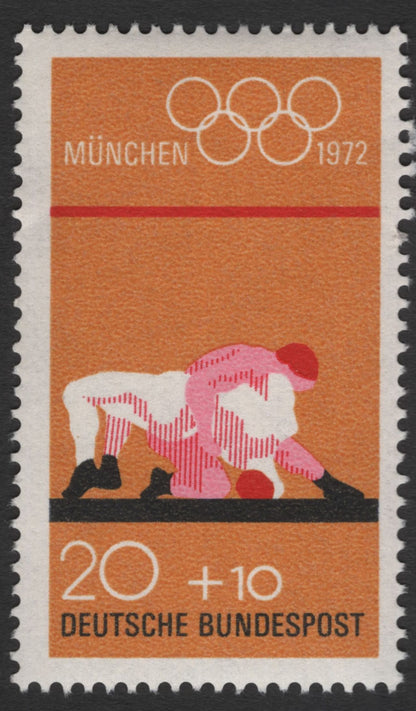 SCG11972 - West Germany 1972 Munich Olympics Semi-Postal Sports Set