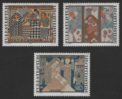 SCG11973 - Liechtenstein 1979 Traditional Textile Art Series (Set of 3)