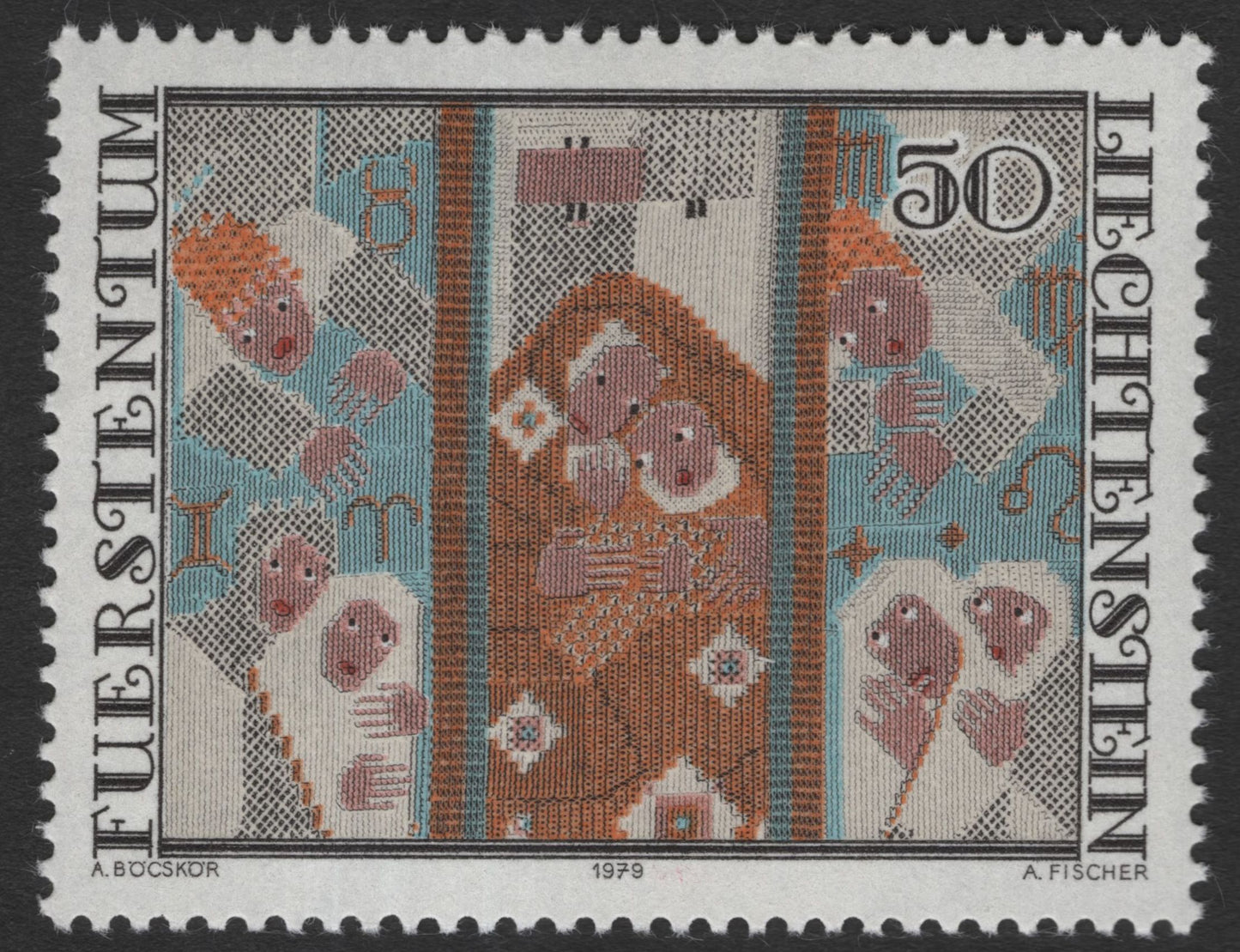 SCG11973 - Liechtenstein 1979 Traditional Textile Art Series (Set of 3)
