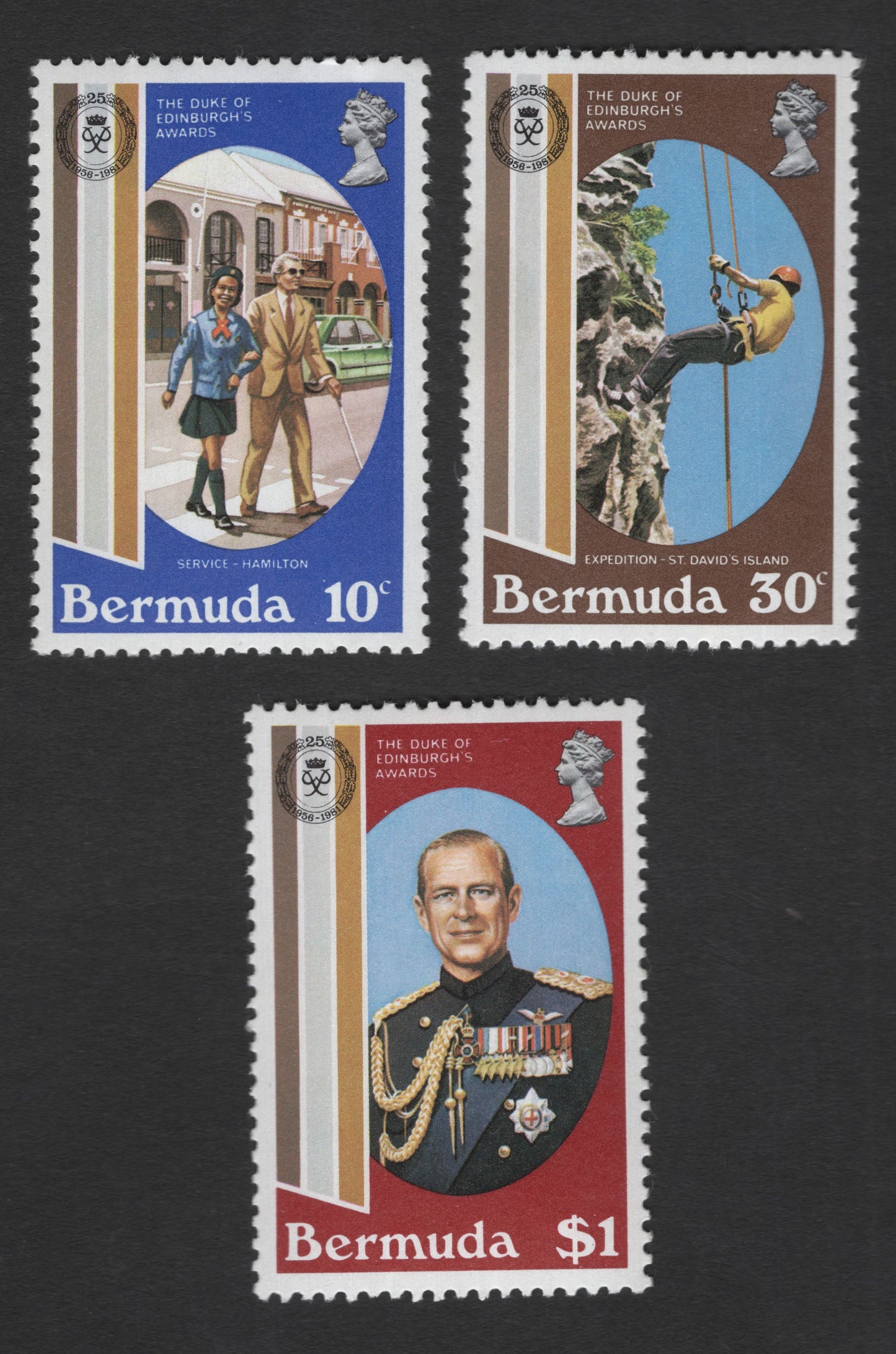 SCG11974 - Bermuda – Duke of Edinburgh’s Awards Silver Jubilee Set (Service & Expedition Themes)