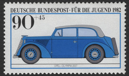 SCG11969 - Germany “For the Youth” Historic Transport Semi-Postal Set (1982–1983)