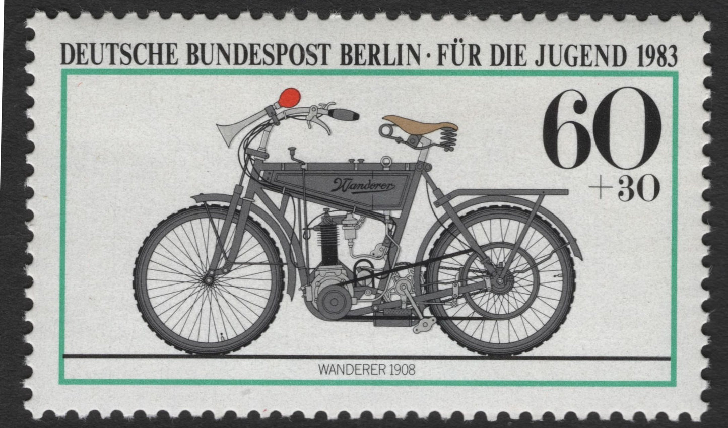 SCG11969 - Germany “For the Youth” Historic Transport Semi-Postal Set (1982–1983)