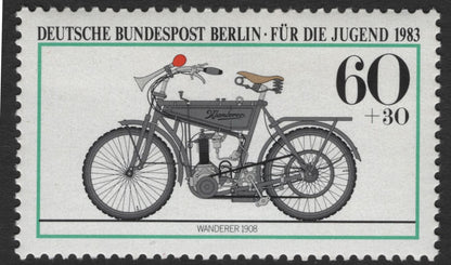 SCG11969 - Germany “For the Youth” Historic Transport Semi-Postal Set (1982–1983)