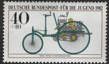 SCG11969 - Germany “For the Youth” Historic Transport Semi-Postal Set (1982–1983)