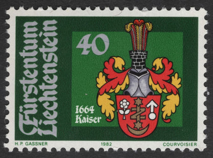 SCG11970 - Liechtenstein 1982 Historic Family Coats of Arms (Complete Set)
