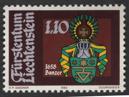 SCG11970 - Liechtenstein 1982 Historic Family Coats of Arms (Complete Set)