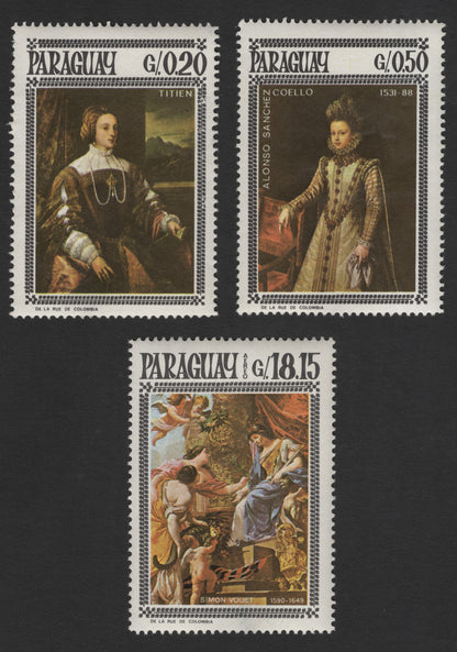 SCG11971 - Paraguay Classical European Masterpieces Stamp Set