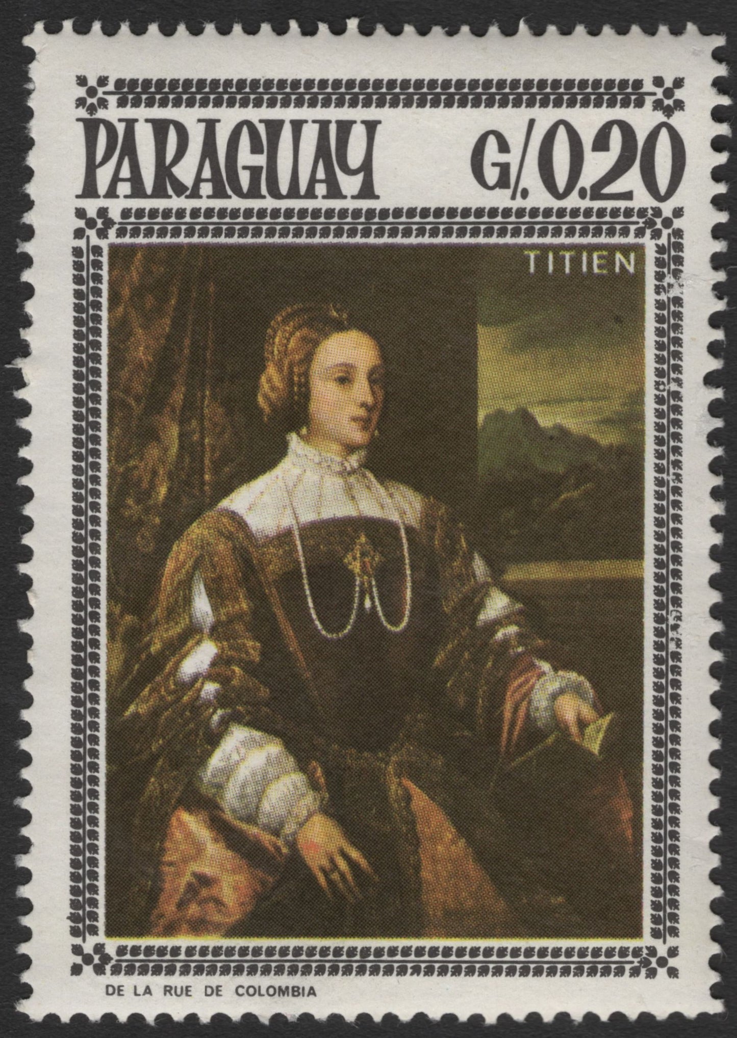SCG11971 - Paraguay Classical European Masterpieces Stamp Set