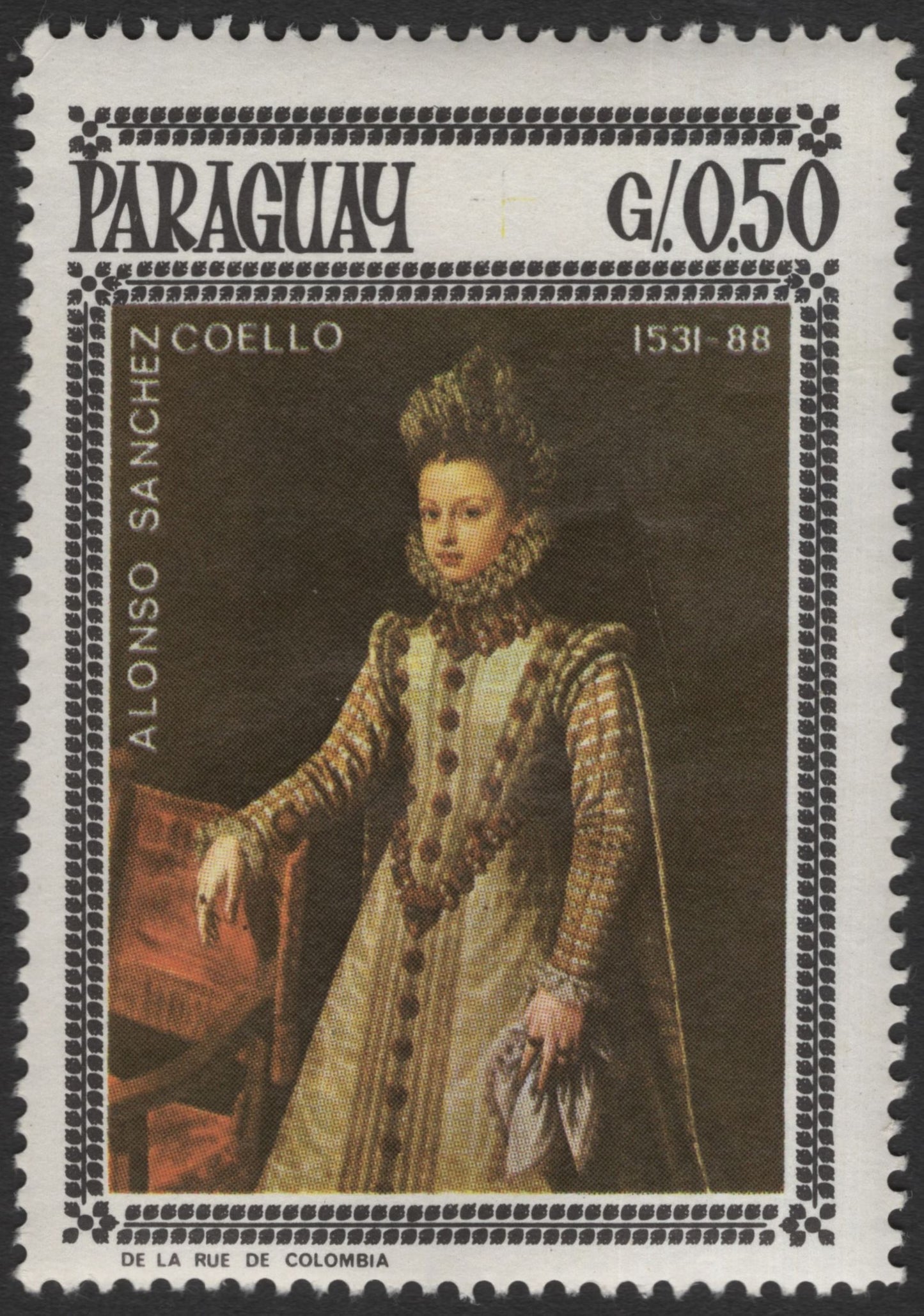 SCG11971 - Paraguay Classical European Masterpieces Stamp Set