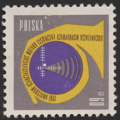 SCG480 - 1961 Poland Socialist Countries Radio Cooperation Stamp Set