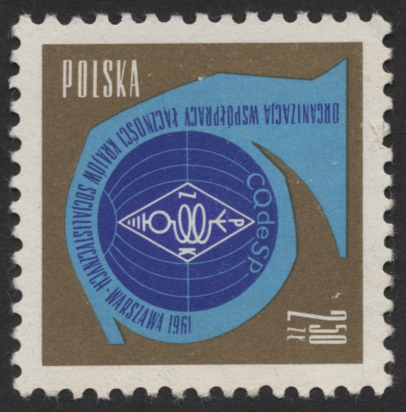 SCG480 - 1961 Poland Socialist Countries Radio Cooperation Stamp Set
