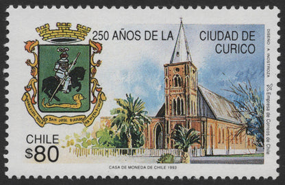 SCG484 - Chile 1993 Stamps – Historic City Anniversaries Set