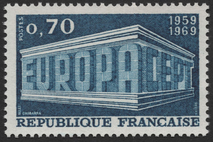 SCG457 - 1969 France Europa CEPT 10th Anniversary Stamps