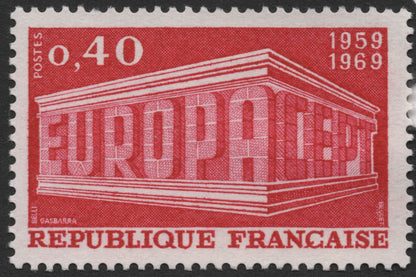 SCG457 - 1969 France Europa CEPT 10th Anniversary Stamps