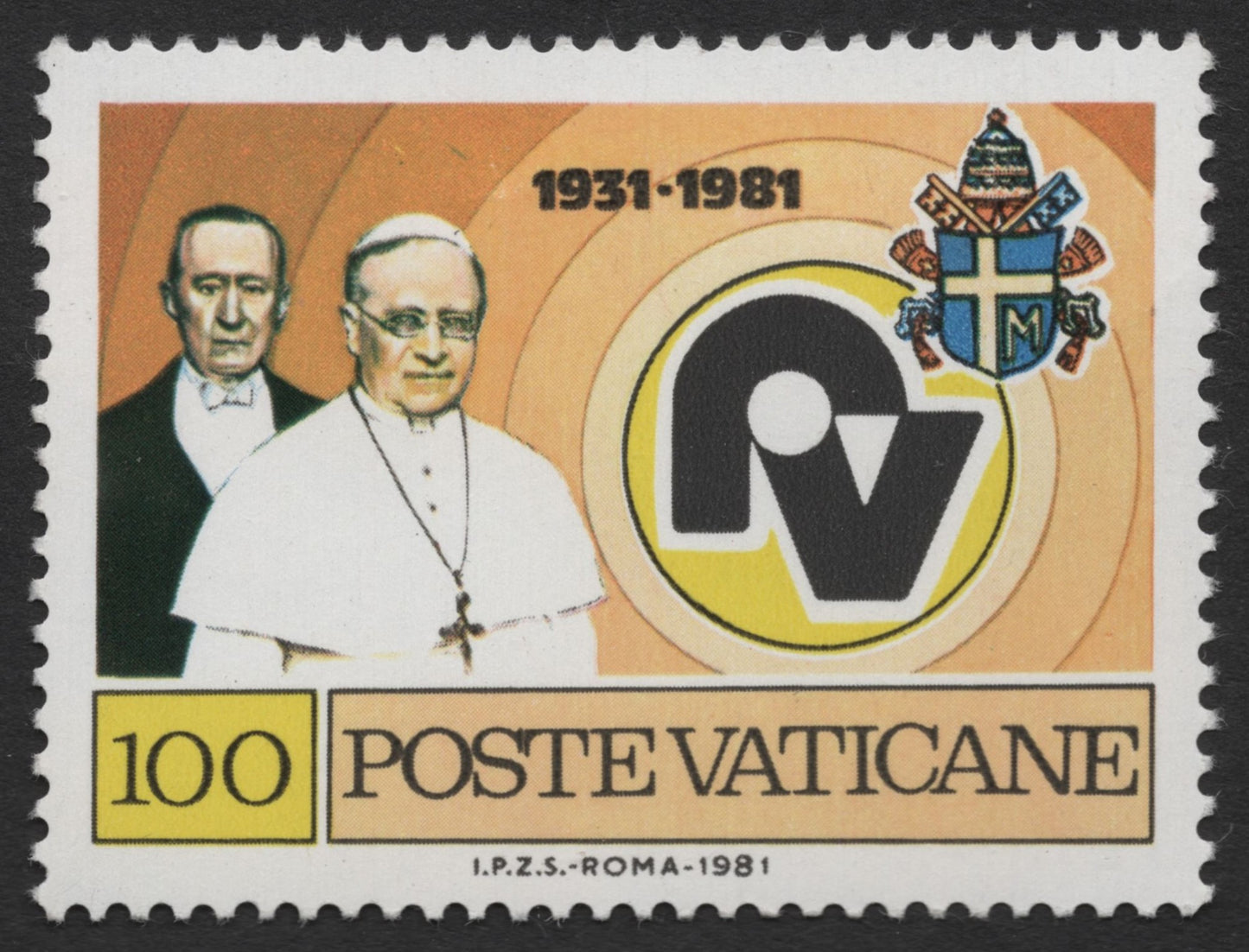 SCG420 - Vatican City 1981 50th Anniversary of Vatican Radio Stamp Set