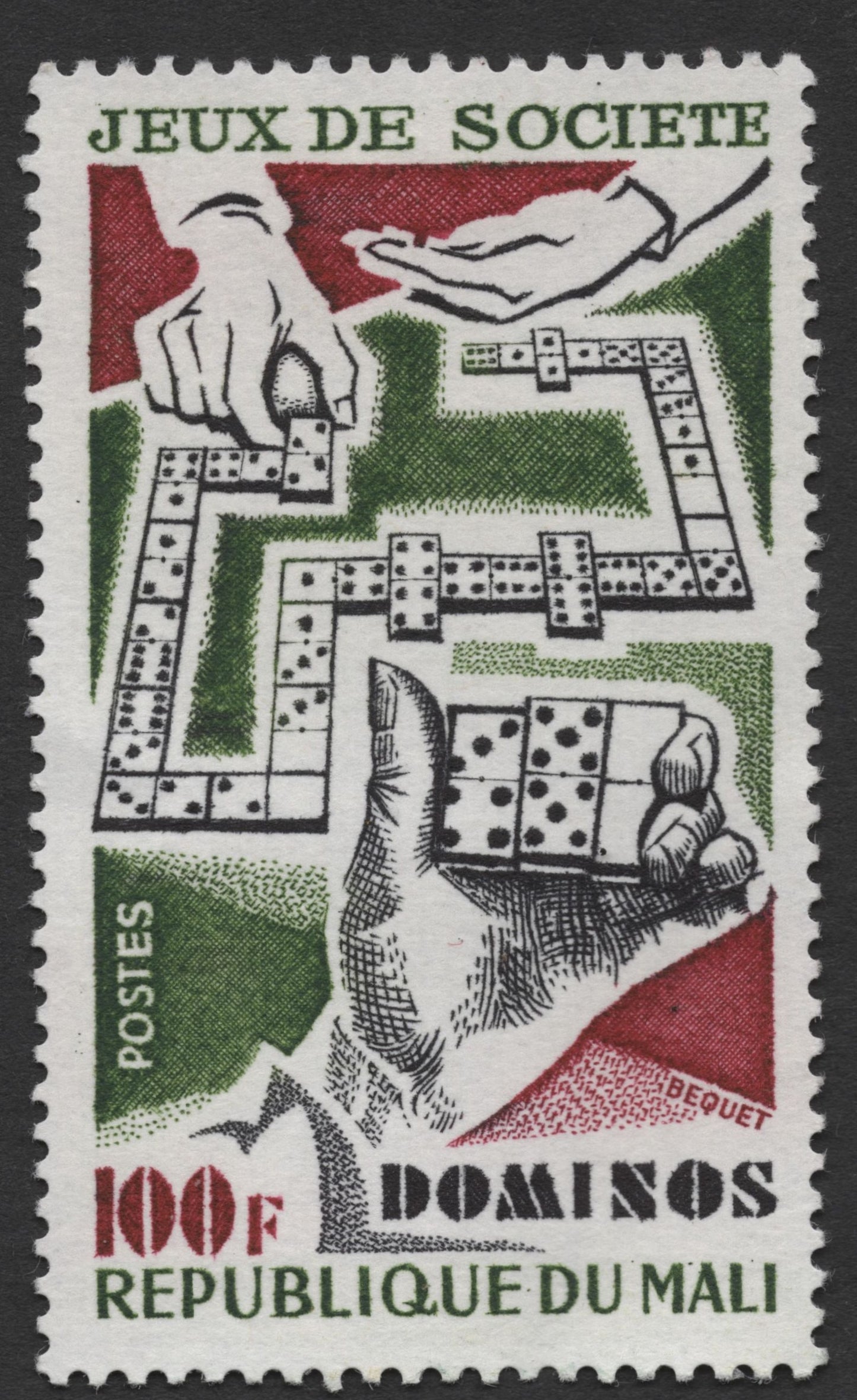 SCG1758 - Mali 1970s Board Games – Dominos
