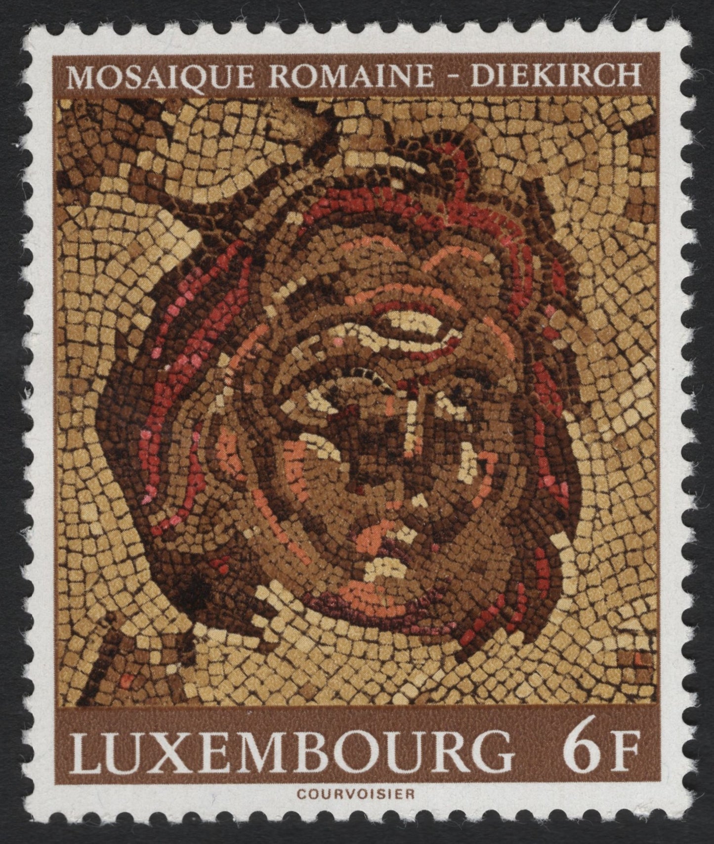 SCG9837 - Luxembourg 1967 – Roman Mosaic of Diekirch (6F)