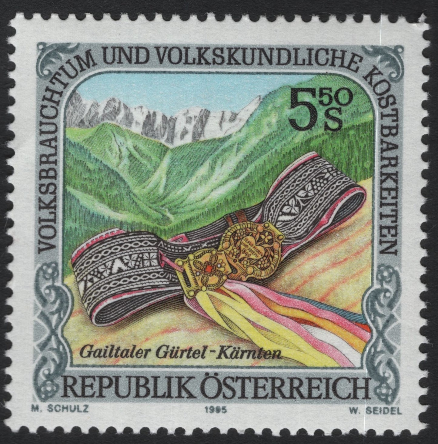 SCG9834 - Austria 1995 – Gailtaler Belt, Carinthia (Folk Traditions)
