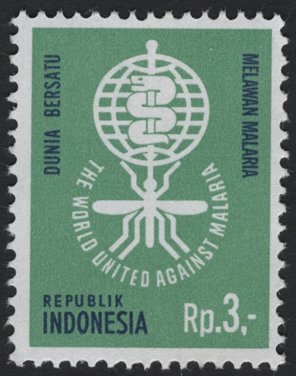 SCG8124 - Indonesia 1962 “The World United Against Malaria” Issue