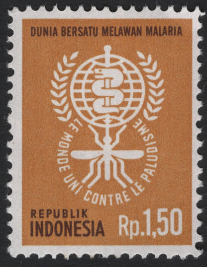 SCG8124 - Indonesia 1962 “The World United Against Malaria” Issue