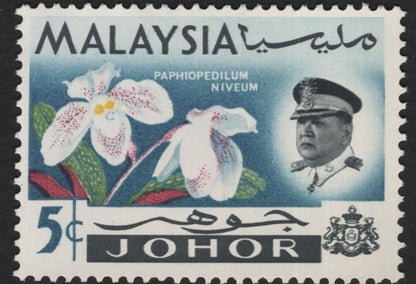 SCG8125 - Malaysia – Johor Orchid Definitive Series (1960s)