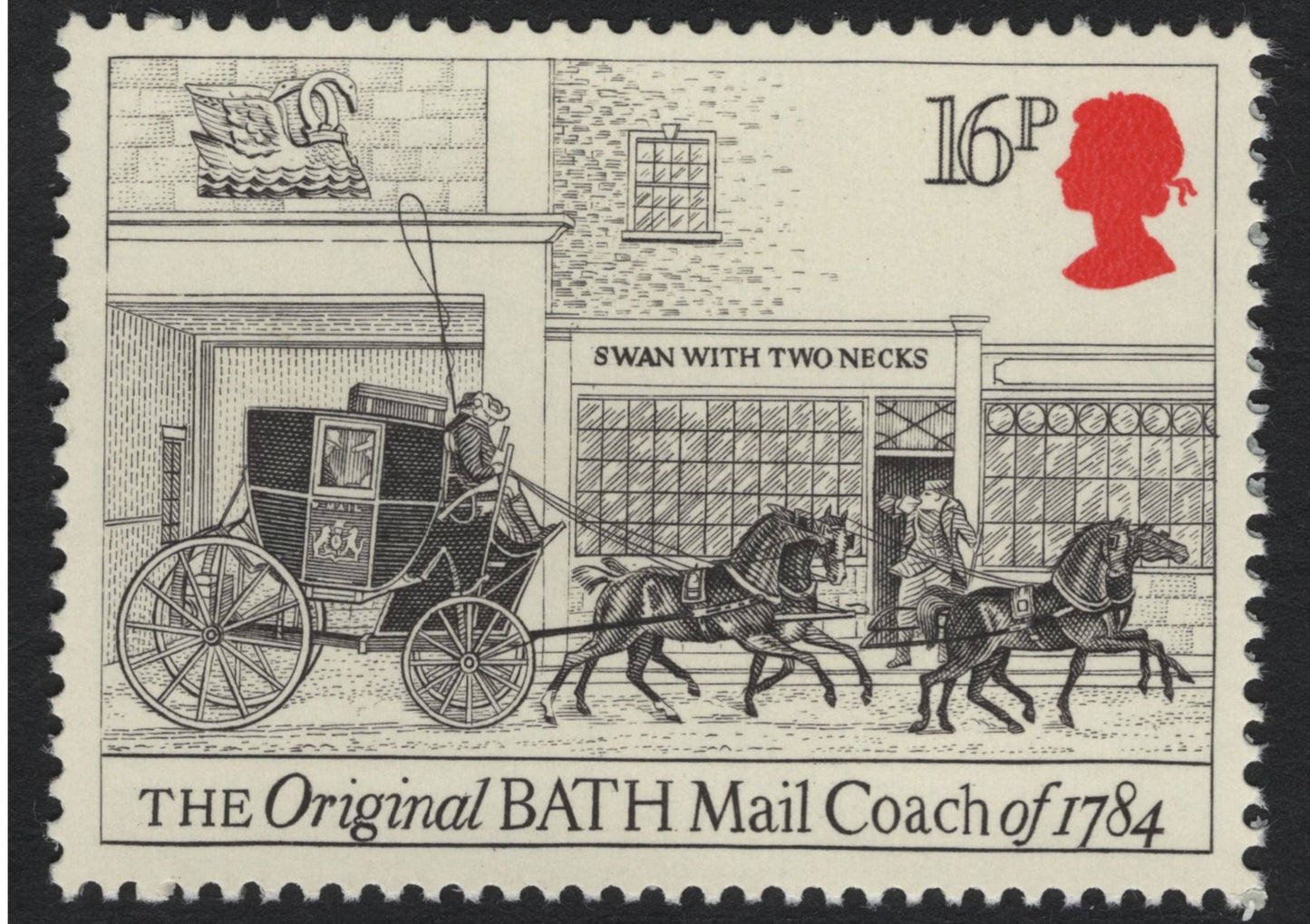 SCG8119 - Great Britain 1984 – Bicentenary of the Mail Coach Service (16p Set)