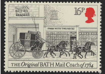 SCG8119 - Great Britain 1984 – Bicentenary of the Mail Coach Service (16p Set)