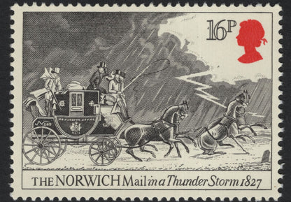 SCG8119 - Great Britain 1984 – Bicentenary of the Mail Coach Service (16p Set)