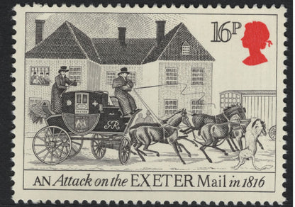 SCG8119 - Great Britain 1984 – Bicentenary of the Mail Coach Service (16p Set)
