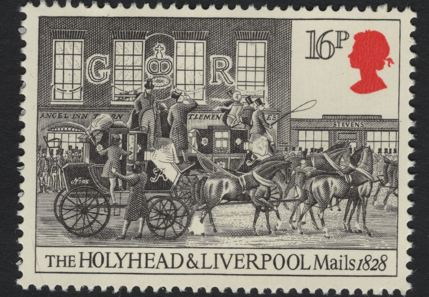 SCG8119 - Great Britain 1984 – Bicentenary of the Mail Coach Service (16p Set)