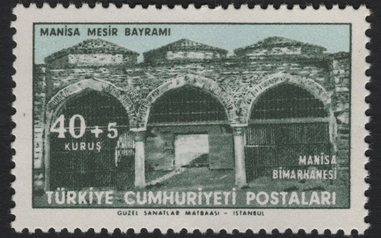 SCG8127 - Turkey 1959 – Manisa Mesir Bayramı Charity Issue