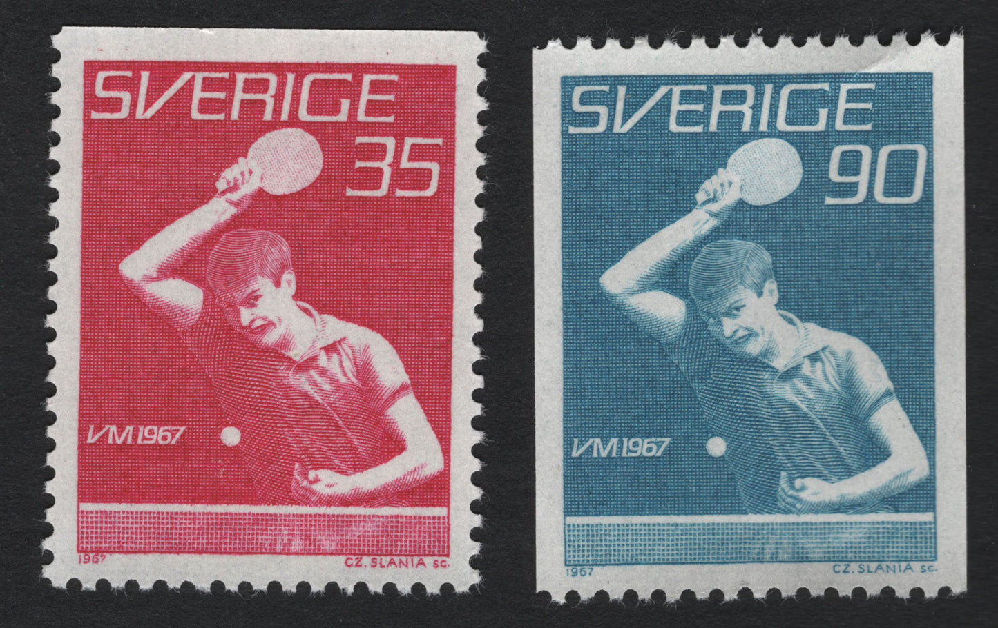 SCG8120 - Sweden 1967 World Table Tennis Championships