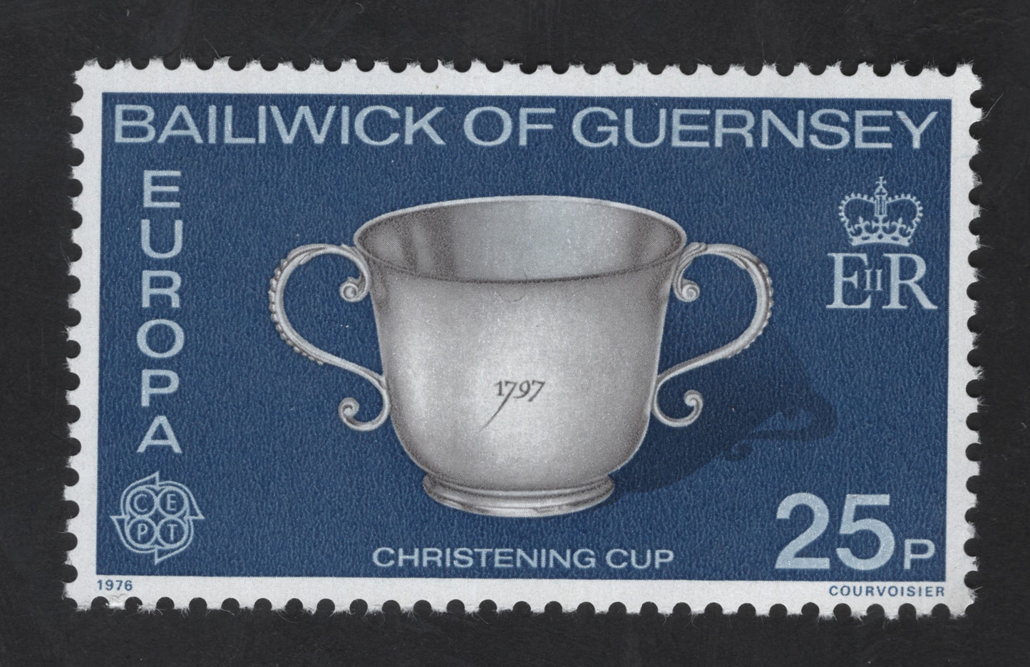SCG13308 - 1976 Europa – Christening Cup 25p Stamp