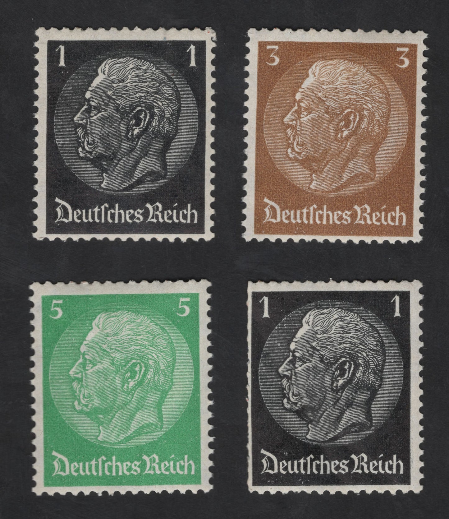 SCG13483 - Germany Deutsches Reich Hindenburg Definitive Stamp Set